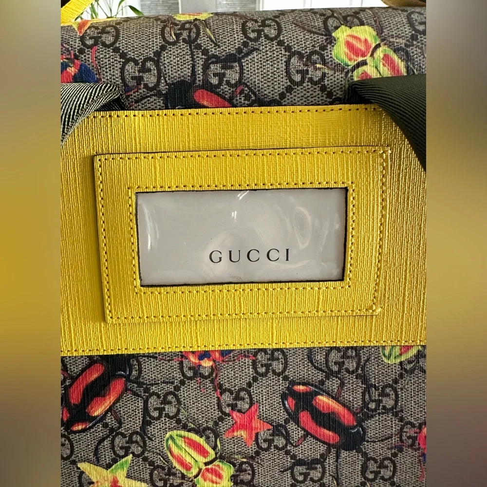 Authentic GUCCI GG‎ Supreme Childrens Beetle backpack bag